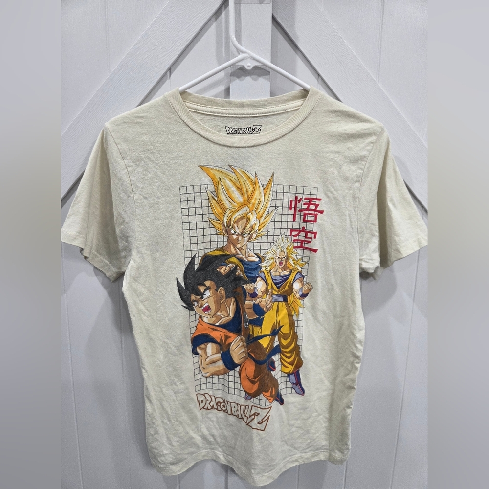 Dragon Ball Z Kids Short Sleeve Tee - Cream